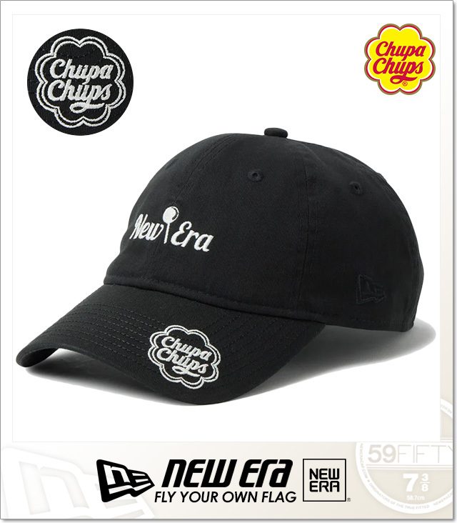 ニューエラ) NEWERA 9TWENTY CHUPA CHUPS チュッパチャプス VISOR LOGO
