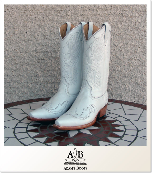 ADAM'S BOOTS 8550A (BOOTS)(COLOR:WH)(SIZE:US6)