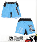 モブスタイルス) MOBSTYLES RUNNING MOSH PANTS BLUE ZIPポケット付