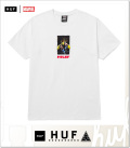 サイズXL ブリストル✖️マーベル　コラボ　トレーニングシャツ HUF（ハフ）の「MARVEL SPIDER-MAN TEE / HUF プリント Tシャツ