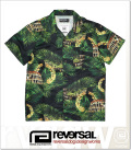 リバーサル reversal シャツL コロセウム柄 リバーサル) reversal PALM LEAF COLOSSEUM SHIRTS (SS:SHIRT