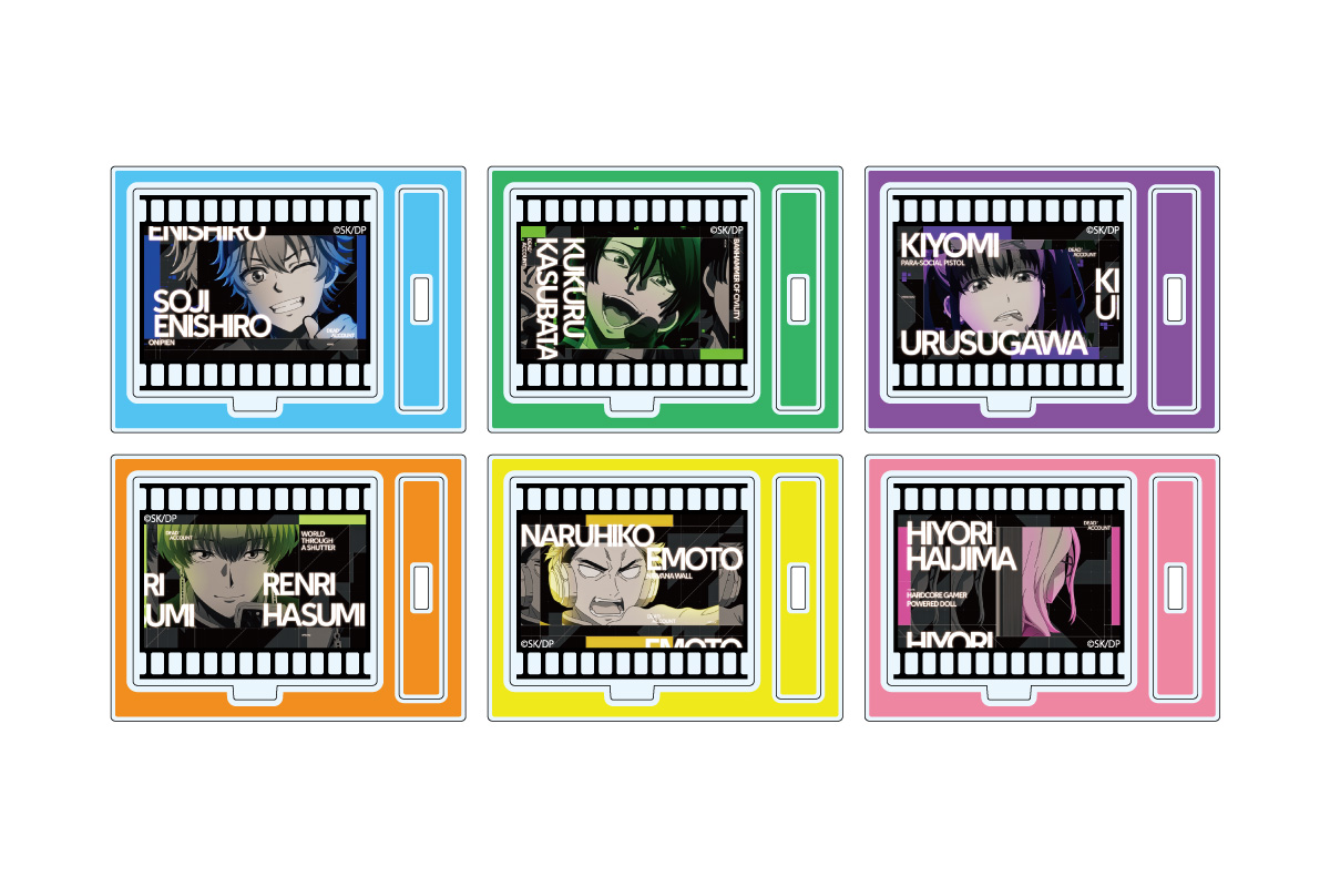 デッドアカウント トレーディング フィルム風場面写ミニアクリルスタンド 全6種