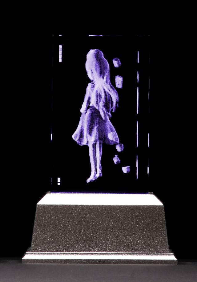 ご注文はうさぎですか？　ごちうさ　プレミアムクリスタル　3D クリスタル　チノ ご注文はうさぎですか？ シャロ プレミアムクリスタル（シリアル