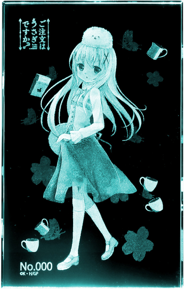 ご注文はうさぎですか？　ごちうさ　プレミアムクリスタル　3D クリスタル　チノ ご注文はうさぎですか？ ごちうさ プレミアムクリスタル 3D
