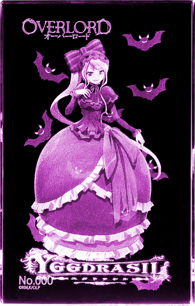 オーバーロード アルベド プレミアムクリスタル（シリアルナンバー入り）