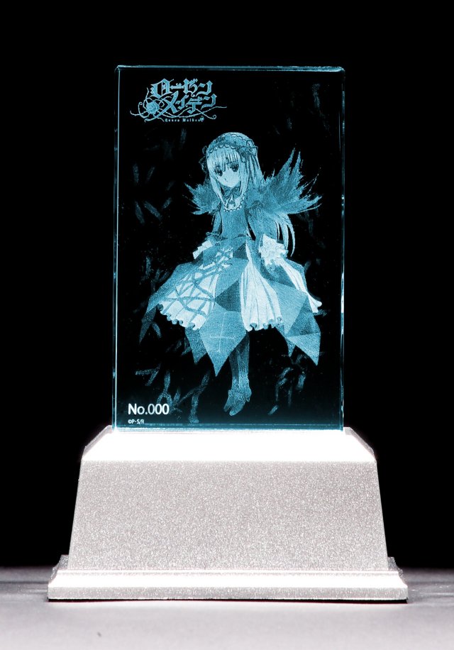 ローゼンメイデン プレミアムクリスタル2点セット ローゼンメイデン 雪華綺晶 プレミアムクリスタル（シリアルナンバー入り）