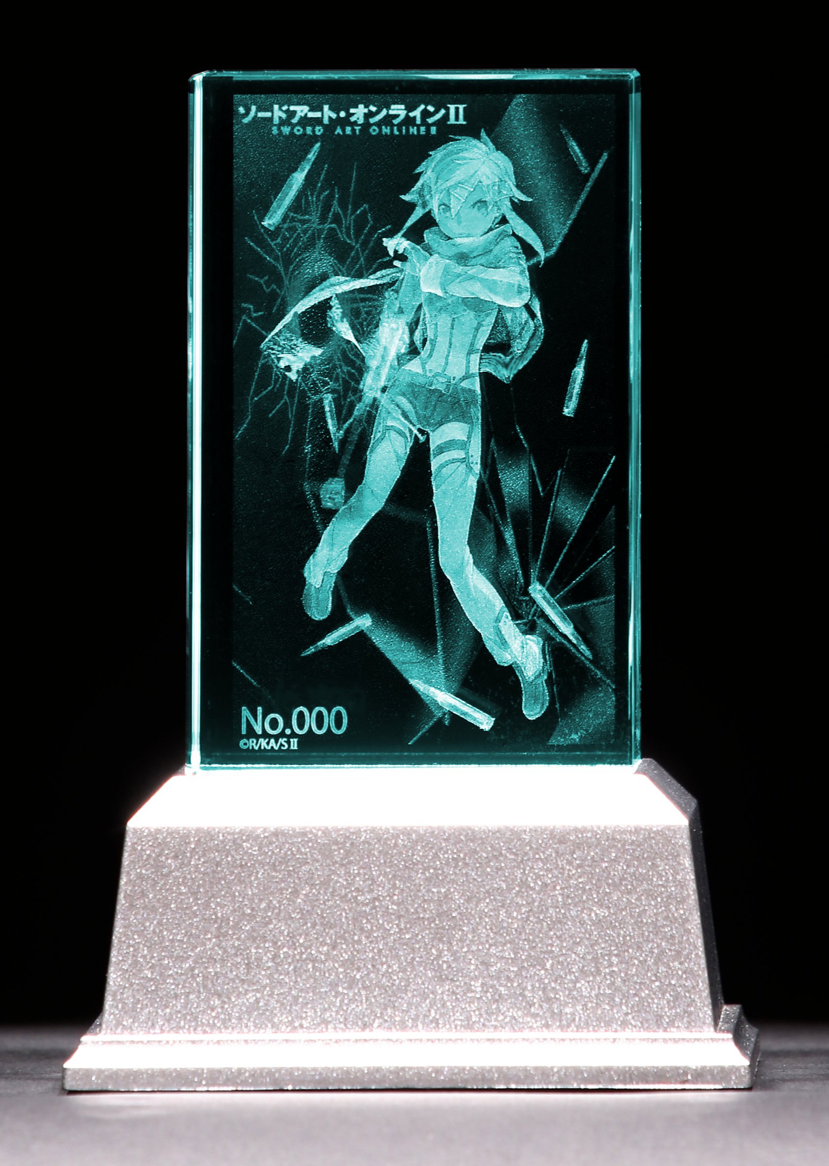 ソードアート・オンライン　シノン　プレミアムクリスタル（シリアルナンバー入り）