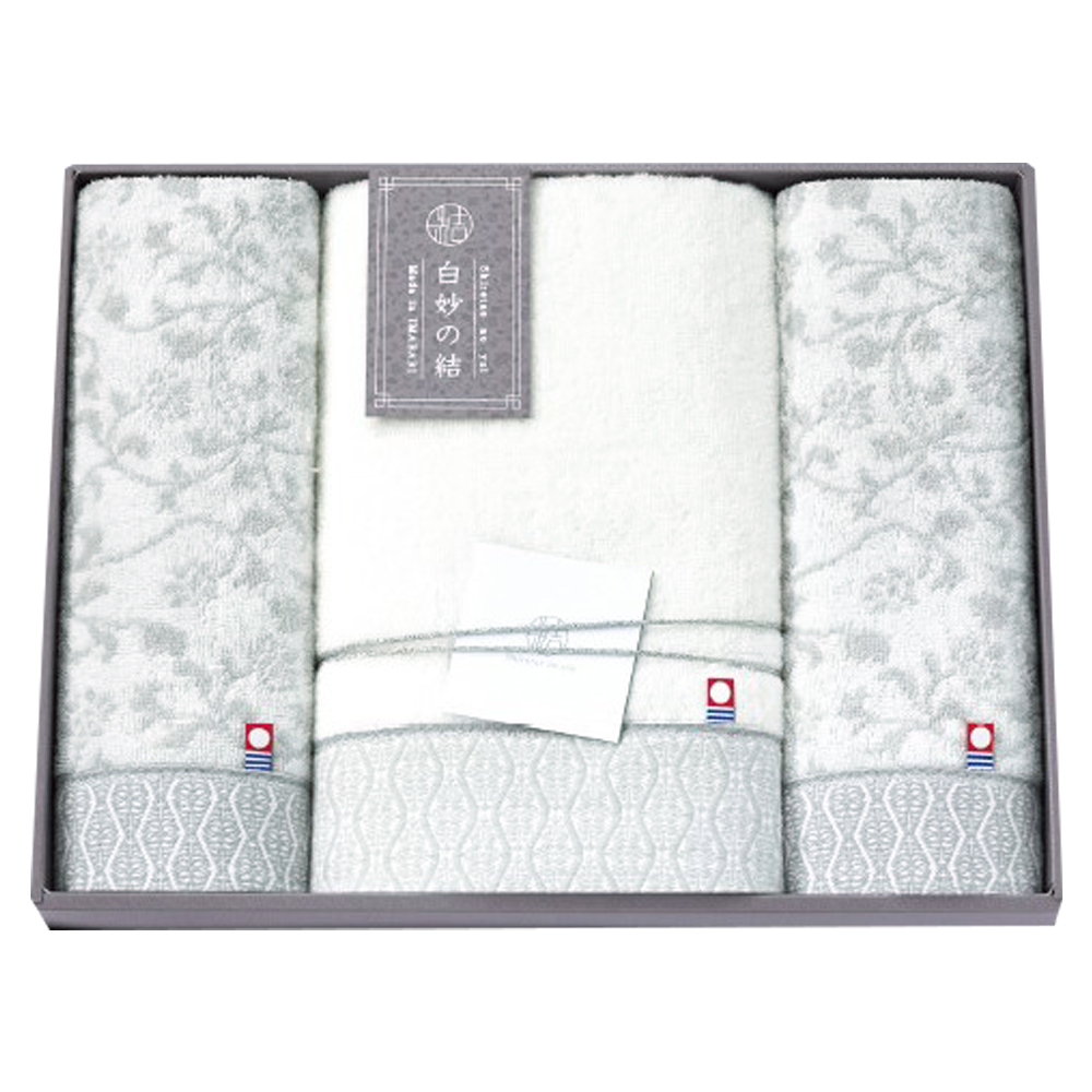今治タオル【白妙の結】タオルセット（C19-540）