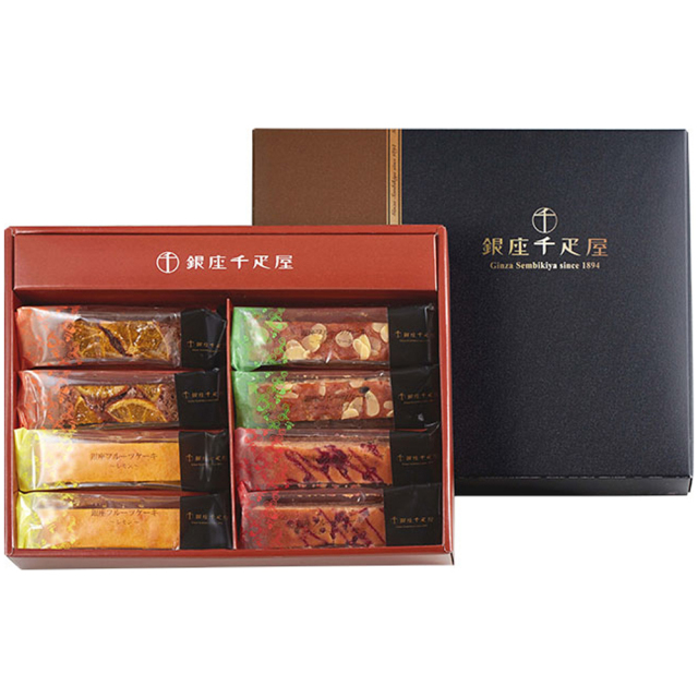 銀座千疋屋　銀座フルーツケーキ2箱　箱ごと発送 銀座千疋屋】銀座フルーツケーキ（C03-149） レクストギフト