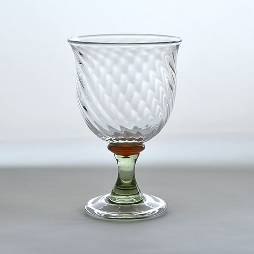 ワイングラス (ライトグリーン)／小林 亮二