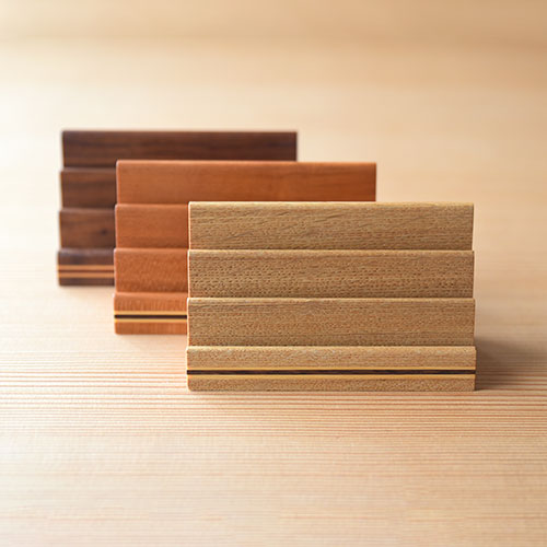 カードスタンド【木製】／西垣 勉(蛍木工)｜手しごと雑貨のお店 LienTe