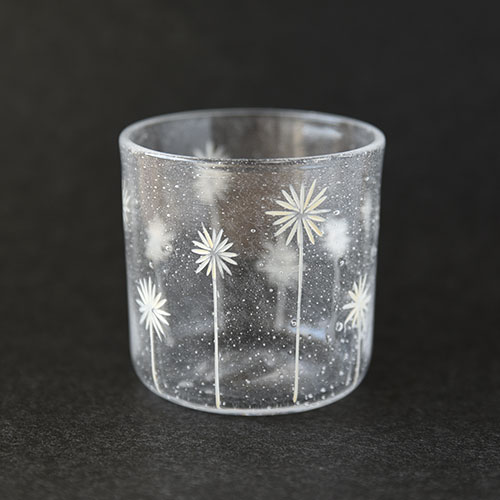 未使用　金津沙矢香さん　片口　ピッチャー　ガラス ◻️ガラス作家 金津沙矢香さん◻️ガラスのおひな様 南天◻️新品未