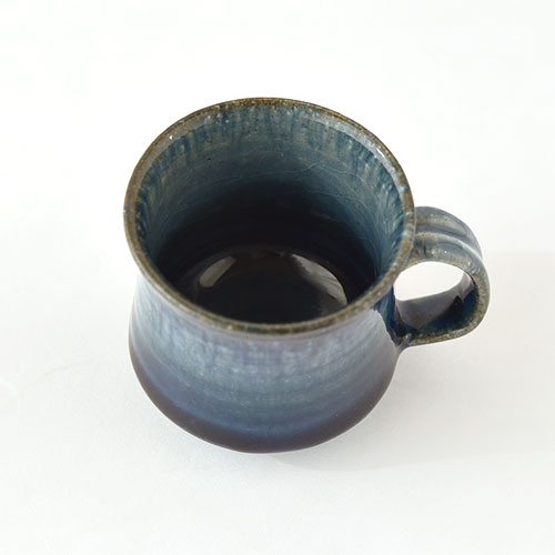 青彩 デミタスカップ&ソーサー／亀井 紀子(陶工房 もちの木)