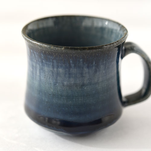 青彩 デミタスカップ&ソーサー／亀井 紀子(陶工房 もちの木)