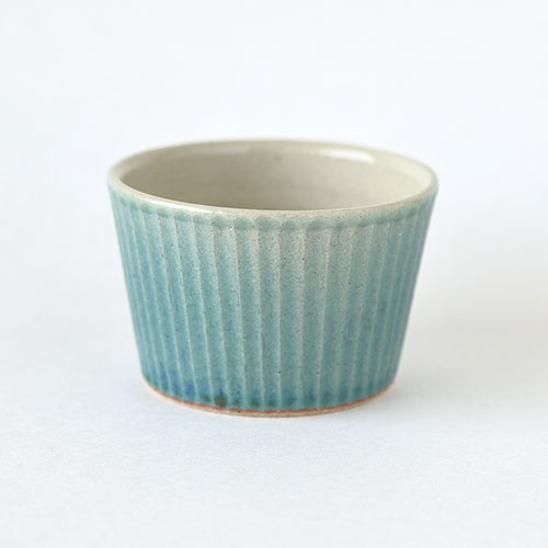 陶器 Kawase Shinobu 川瀬 忍, Celadon water jar 青磁水指, Late