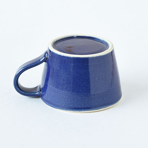 デミカップ&ソーサー【陶器・インディゴブルー】／森永 淳俊