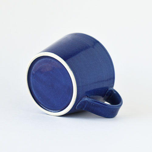 マグカップ【陶器・インディゴブルー】／森永 淳俊