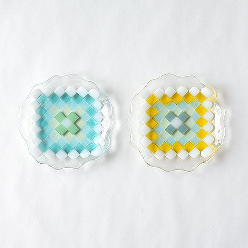 colorful plate・check／吉田成美