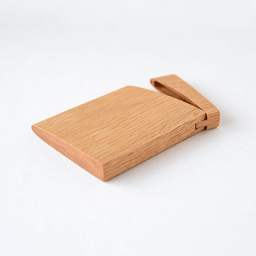木製カードケース INRO(ナチュラル)／OakVillage｜手しごと雑貨のお店