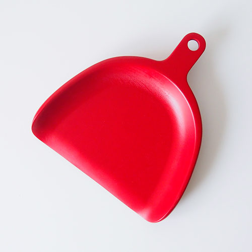 木のちりとり(赤) /オープンスタジオ