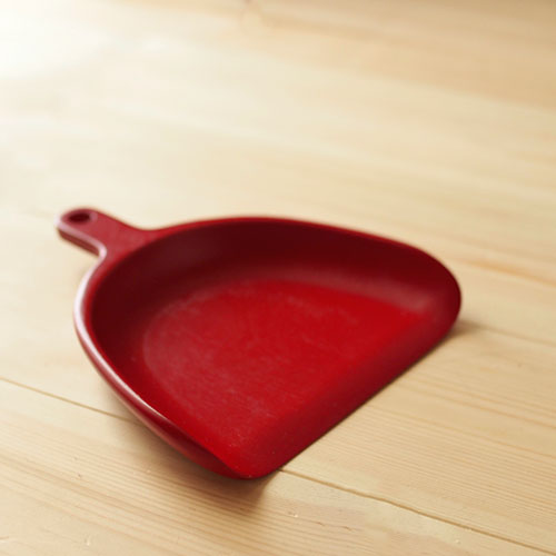 木のちりとり(赤) /オープンスタジオ