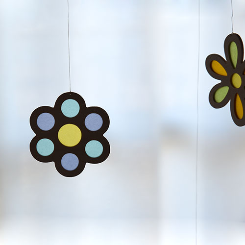 木製モビール・花/おとぎ屋