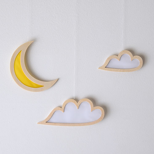 木製モビール つきとくも/おとぎ屋