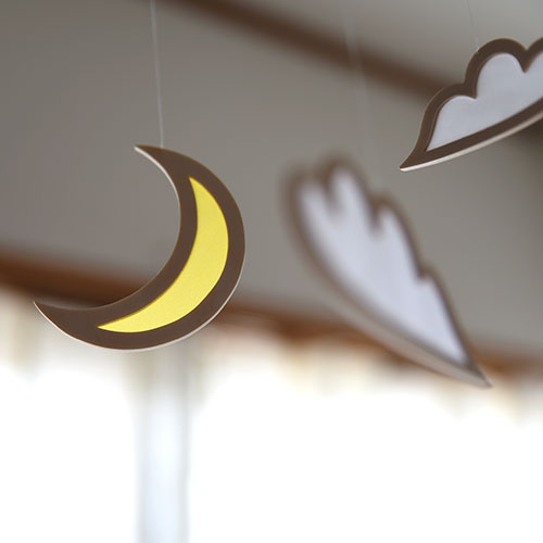 木製モビール つきとくも/おとぎ屋