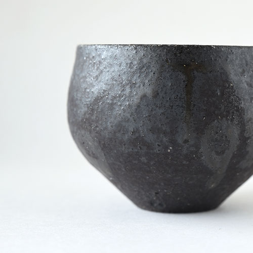 灰釉 ほっこり湯呑・中【陶器】／十河 隆史(T-POTTERY)