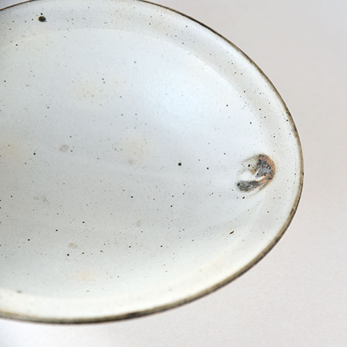 粉引 だ円兜鉢・中【陶器】／十河 隆史(T-POTTERY)