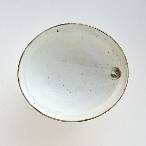 粉引 だ円兜鉢・中【陶器】／十河 隆史(T-POTTERY)
