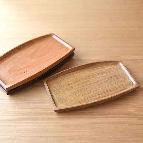 難波行秀さん制作　くるみオイル仕上げトレイ Sトレー／難波 行秀(TANBANANBA 木のしごと)｜手しごと雑貨店 LienTe
