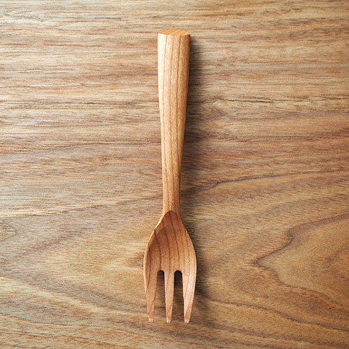 木のチャイルドフォーク/難波 行秀(TANBANANBA 木のしごと)