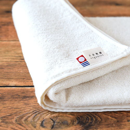 オーガニックコットン 40/1・フェイスタオル／天衣無縫