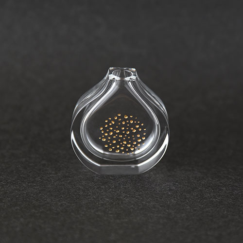 a bottle-dot(一輪挿し)／時澤真美