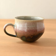 緑紅 マグカップ／亀井 紀子(陶工房 もちの木)