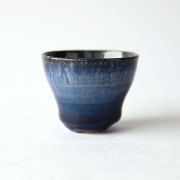青彩・猪口(狭口)／亀井紀子