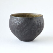 灰釉 ほっこり湯呑・大【陶器】／十河 隆史(T-POTTERY)