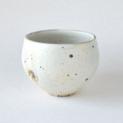 粉引 ほっこり湯呑・大【陶器】／十河 隆史