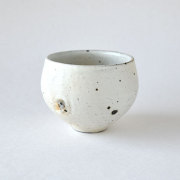 粉引 ほっこり湯呑・中【陶器】／十河 隆史