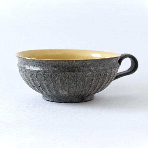 古色しのぎ スープボウル【陶器】／十河 隆史