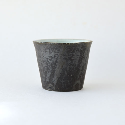 白黒 そばちょこ【陶器】／十河 隆史(T-POTTERY)