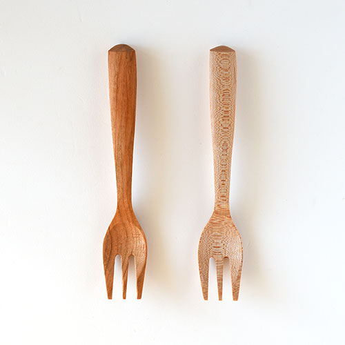 木のチャイルドフォーク/難波 行秀(TANBANANBA 木のしごと)