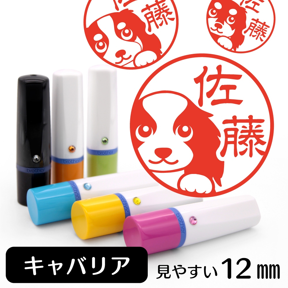 らきそ様❤キャバリアキングチャールズスパニエル セキセイインコ 印鑑