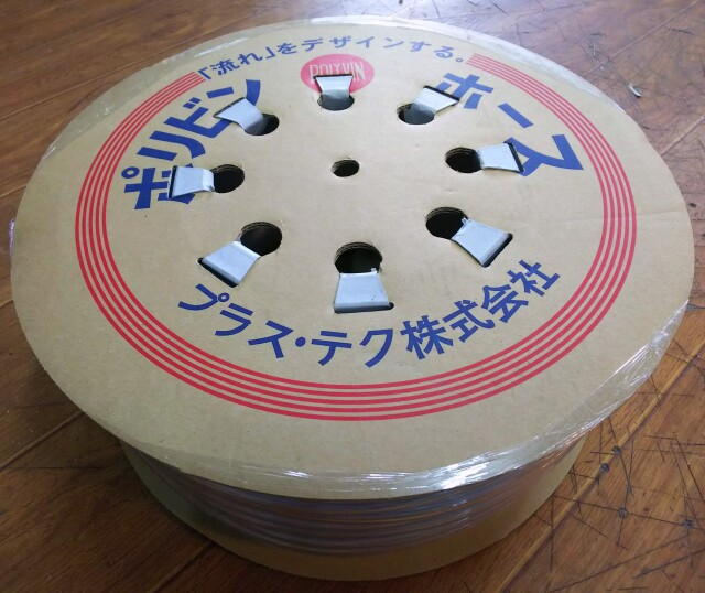 【消費税込】エアーホース（大）　8×11　100M巻　AIR-HOSE-L-100M