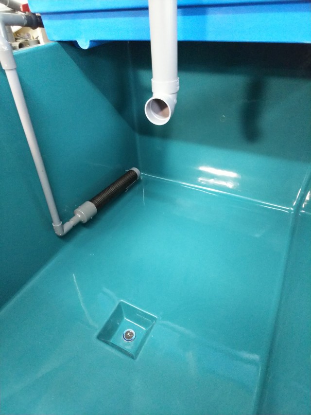 消費税込】FRP水槽 フルセット(本体・専用濾過槽) 外部ポンプ式 SF