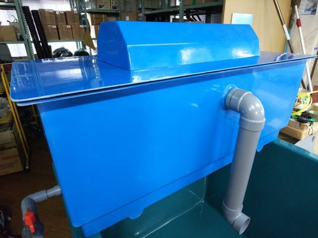 【消費税込】FRP水槽　SF-1000濾過槽用カサ付殺菌灯・フタセット　SF-1000-DEO_LAMP