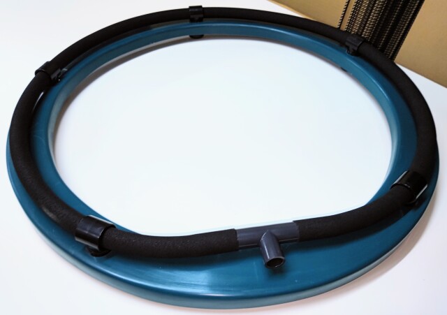 【消費税込・送料無料】ライフ商事　FRP大台座付き　エアーリング　AR-75