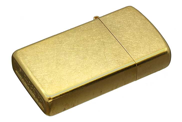 Zippo ジッポー 絶版・2001年製造 1605PG スリム メール便可