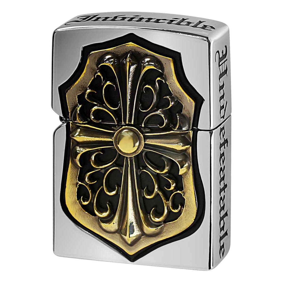 Zippo ジッポー クロス 十字架 フルメタル ジャケット ゴールド Full Metal Jacket CROSS 2FMJ-CRG320